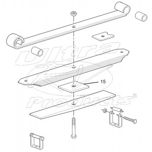 W8803503  -  Spring Asm - Front Leaf (Used for both RH & LH)